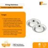 Piring Makan Bulat Stainless Tebal