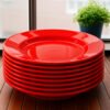 PIRING MAKAN 21CM SEMI MELAMIN 12 PCS
