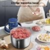 Blender 2.5L Chopper Multifungsi Penggiling Daging 250 Low Watt Blender Bumbu