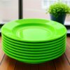 PIRING MAKAN 21CM SEMI MELAMIN 12 PCS