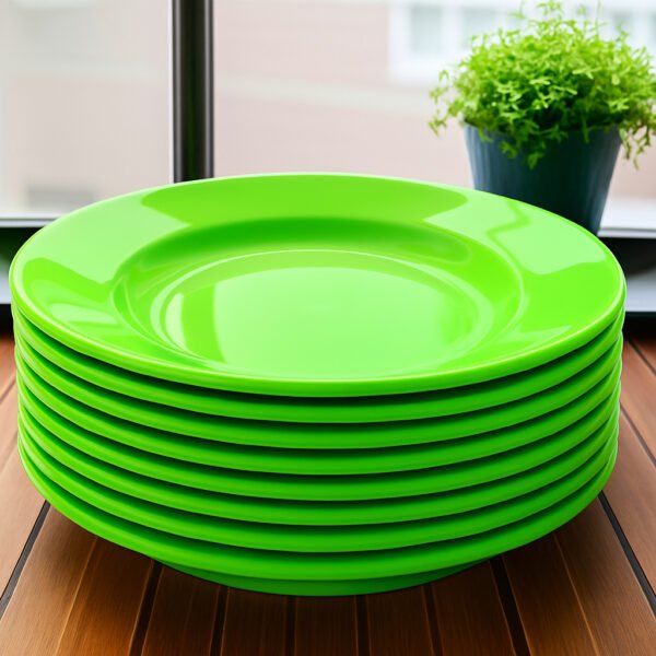 PIRING MAKAN 21CM SEMI MELAMIN 12 PCS