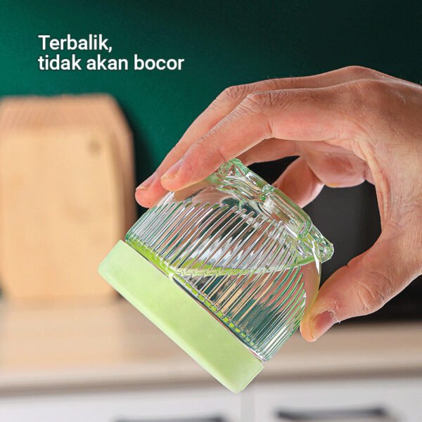 Toples kaca 3in1 tutup silikon