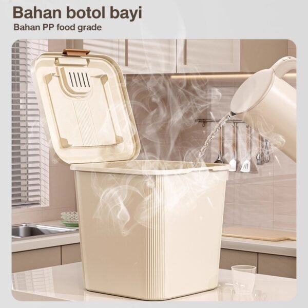 WADAH BERAS ANTI KUTU 5-25KG KEDAP UDARA