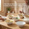 PIRING MANGKOK SEMI MELAMINE 12 PCS