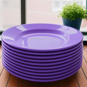PIRING MAKAN 21CM SEMI MELAMIN 12 PCS