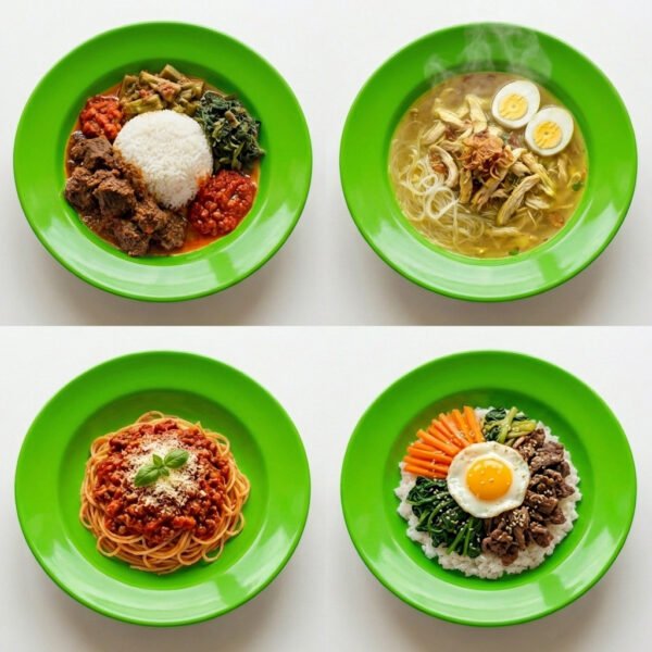 PIRING SEMI MELAMIN 12 PCS