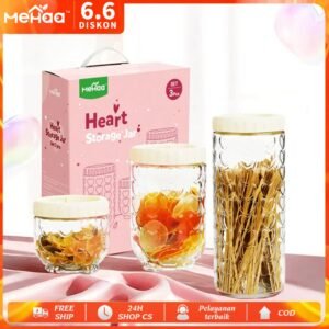 Toples kaca 3in1 tutup silikon