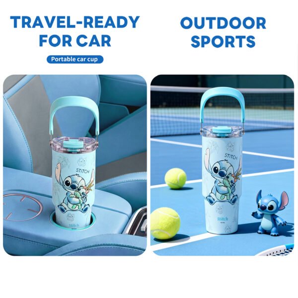 Disney Stitch Tumbler Botol Minum Karakter 3in1