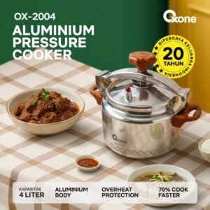 Panci Presto Alumunium Pressure Cooker 4L Premium