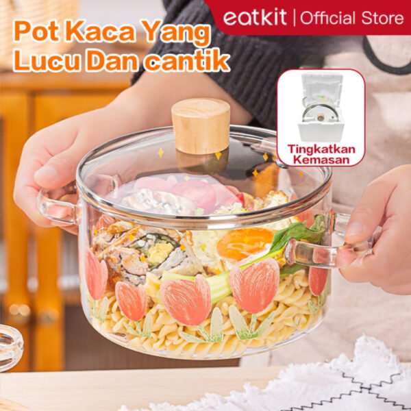 Panci Soup Rebus Kaca Tebal 1700ml