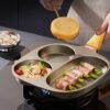 Fancino Wajan Telur 3in1 Anti Lengket 22cm - Wajan Pancake, Sosis & Omelette