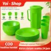 Mangkok Piring Set isi 16 Pcs