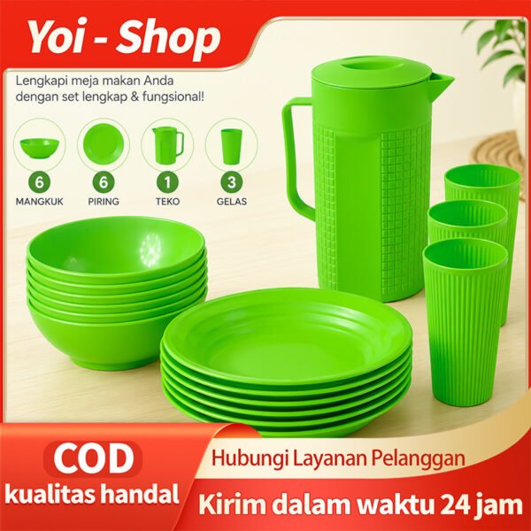 Mangkok Piring Set isi 16 Pcs