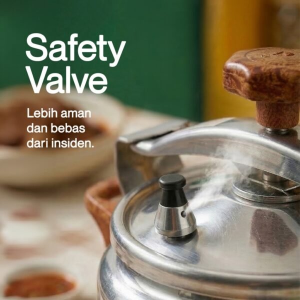Panci Presto Alumunium Pressure Cooker 4L Premium