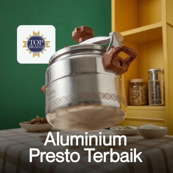 Panci Presto Alumunium Pressure Cooker 4L Premium