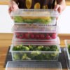 5 PCS Toples Panjang Wadah Penyimpanan Makanan