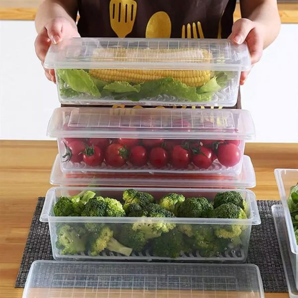 5 PCS Toples Panjang Wadah Penyimpanan Makanan