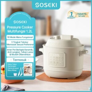 Panci Presto Listrik 1.2L / Electric Pressure Cooker