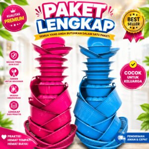 PAKET LENGKAP PERALATAN DAPUR RUMAH TANGGA 21 PCS