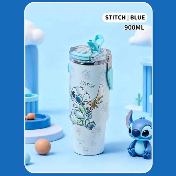 Disney Stitch Tumbler Botol Minum Karakter 3in1
