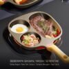 Fancino Wajan Telur 3in1 Anti Lengket 22cm - Wajan Pancake, Sosis & Omelette