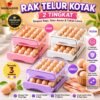 Rak Telur 2 Tingkat Kapasitas 32 Telur