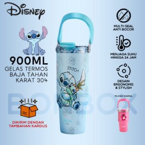 Disney Stitch Tumbler Botol Minum Karakter 3in1