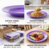 PIRING MAKAN 21CM SEMI MELAMIN 12 PCS