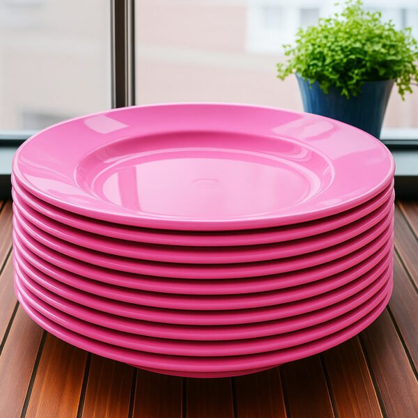 PIRING 21CM SEMI MELAMIN 12 PCS