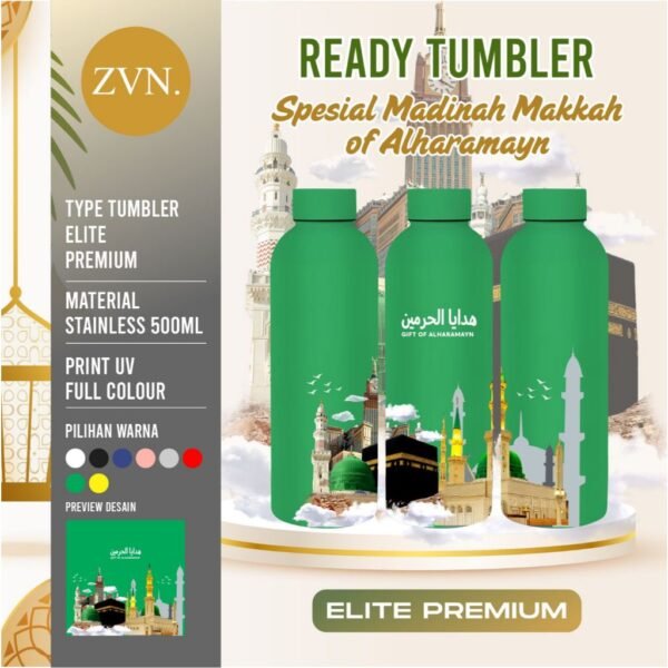 Tumbler Botol Custom Oleh Oleh ELITE MAKKAH MEKKAH