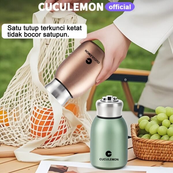 Mini Termos Air Panas Tumbler Stainless Steel Botol Minum 300ml
