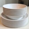 PIRING MANGKOK SEMI MELAMINE 12 PCS