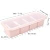 Kotak Tempat Penyimpanan Bumbu Dapur 4 Sekat 4in1 Storage Box