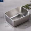 Kotak makanan kulkas stainless anti karat buah sayur daging