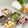 Kotak makanan kulkas stainless anti karat buah sayur daging