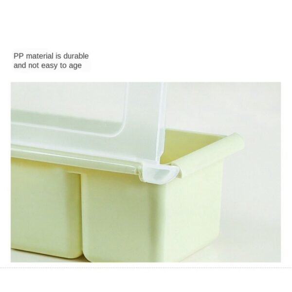 Kotak Tempat Penyimpanan Bumbu Dapur 4 Sekat 4in1 Storage Box