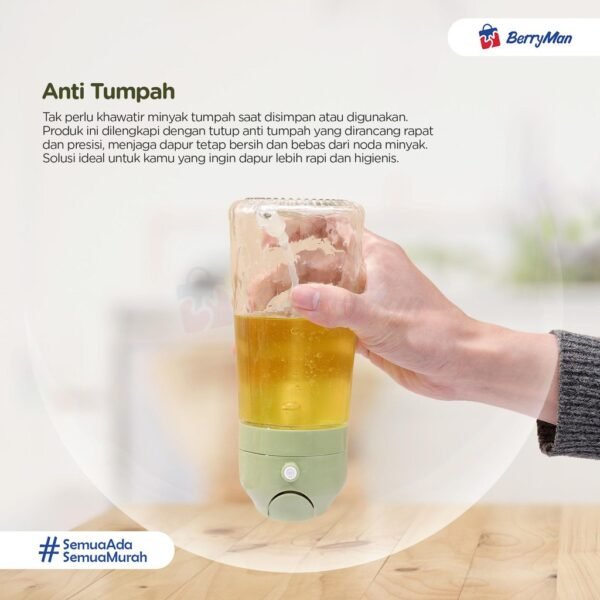 Botol Minyak Kaca Spray 500 ML Anti Tumpah