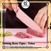 Set Pisau Dapur 6 in 1 Stainless Steel Anti Lengket Lapisan Keramik