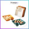 Piring Makan 2 in 1 Tempat Saus Kecap