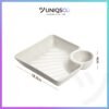 Piring Makan 2 in 1 Tempat Saus Kecap