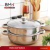Panci Kukus Set Stainless Steel Panci Sup Steamer