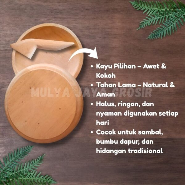 COBEK + ULEG KAYU 1 SET