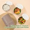 Lunch Box Stainless 3 Susun Tempat Makan