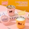 Tumbler Gelas Stainless Karakter Anti Tumpah 500ML