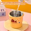 Tumbler Gelas Stainless Karakter Anti Tumpah 500ML