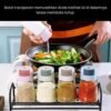 Botol Tempat Bumbu Unik Dispenser bumbu Bubuk Dapur otomatis Garam