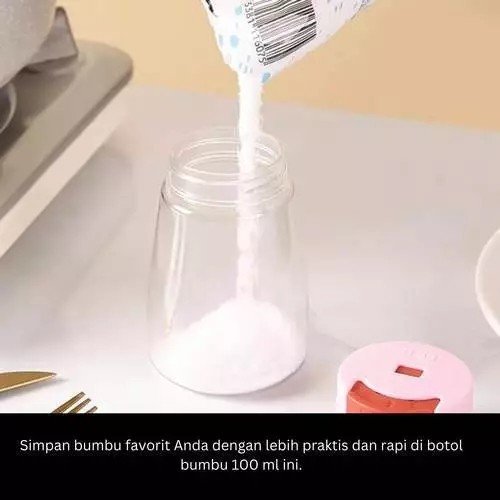 Botol Tempat Bumbu Unik Dispenser bumbu Bubuk Dapur otomatis Garam
