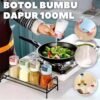 Botol Tempat Bumbu Unik Dispenser bumbu Bubuk Dapur otomatis Garam
