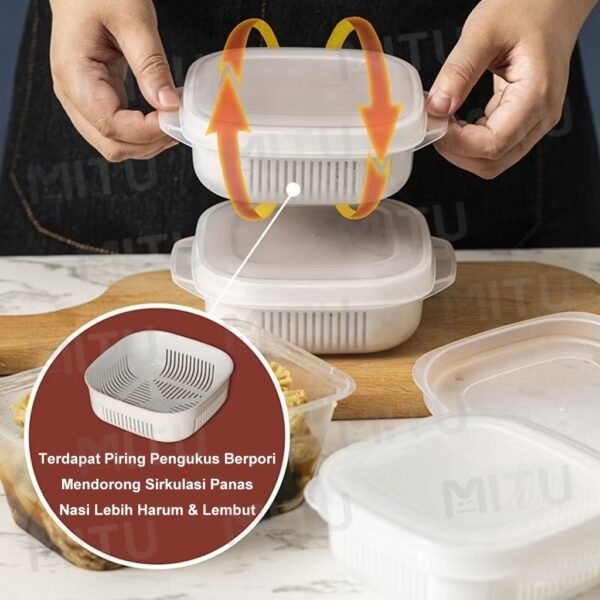 Kotak penyimpanan makanan ISI 3pcs