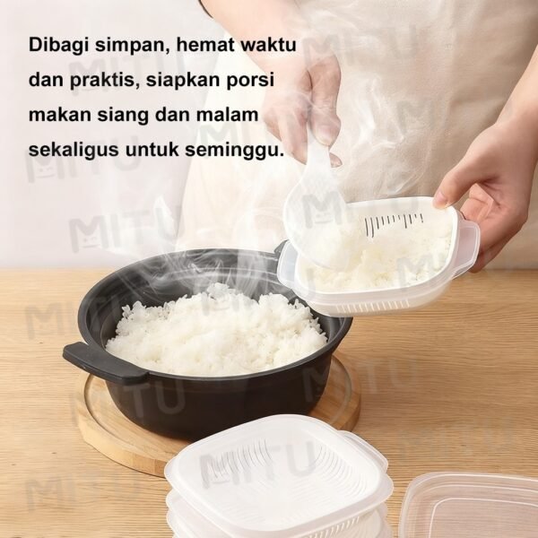 Kotak penyimpanan makanan ISI 3pcs